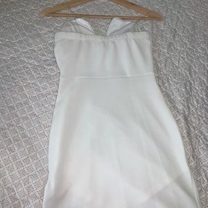 White cocktail dress